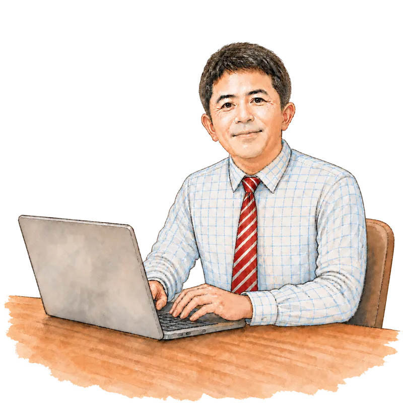 GLADs株式会社代表 神谷忠幸のイラスト